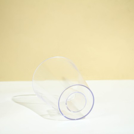 Pot for orchids, 1.2 l, 12.5 × 16.6 cm, plastic, transparent-1