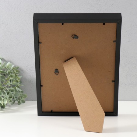 Photo frame MDF "Valerie" 21x30 cm with a paspartt 15x20 cm, black (plastic screen)-3