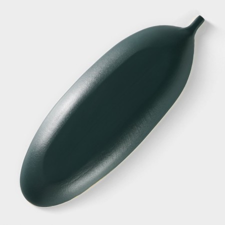 Fruit dish "Tropican", 40.5 × 14.5 cm, green color-3