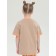 T -shirt for girls, height 98 cm, sandy color