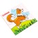 Developing puzzles made of wood "Pets" element: 5x5 cm