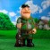 Garden figure "Hunter with a gun" 63x35x23cm