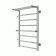 Water towel Terminus "Ancona" P8, 500x800 mm, lateral connection, chrome