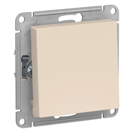 Switch Se Atlasdesign, 10 a, 1 key, IP20, hidden, beige, Atn000211-1