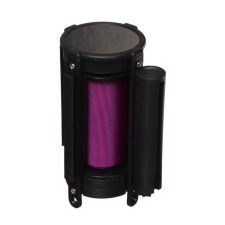 Cassette with exhaust ribbon-180cm, purple, height-13cm, width 6.6cm, tape width-80mm