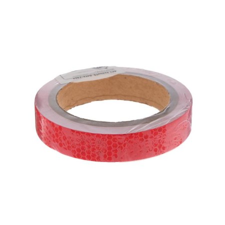 Reflective tape, self -adhesive, red, 2 cm x 8 m