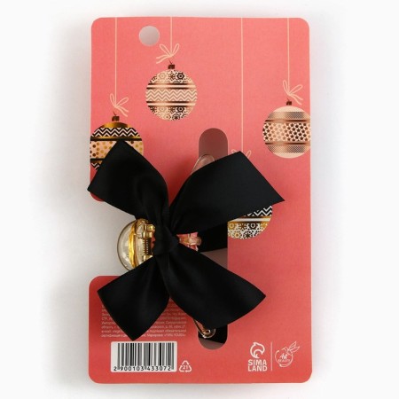 Hair crab with a bow "Let desires", 8 x 3 x 2.5 cm-4