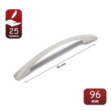 Tundra handle PC175, m/o 96 mm, matte nickel color