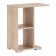 Cleat table "Light", 513 × 300 × 620 mm, sonoma oak color