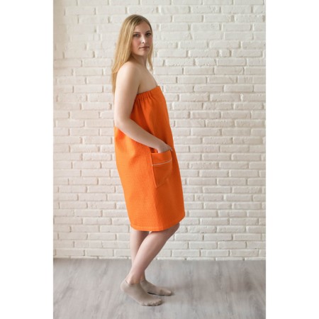 Pareo female, tangerine color, waffle leaf-1