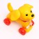 Developing toy - catka children's "dog" on a rope, 26 x 15 x 27cm