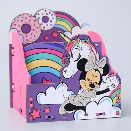 Organizer for the office, 14x14x16 cm, Minnie Mouse and Unicorn-2