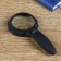 Classic magnifier with 4x lights, d = 7.5 cm, 2 AAA batteries