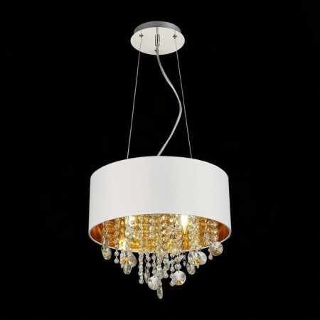 Suspension lamp ST LUCE. SL1350.503.04. Lacchia. 4x40 watts, E14, 40x40 cm, chromium color-6