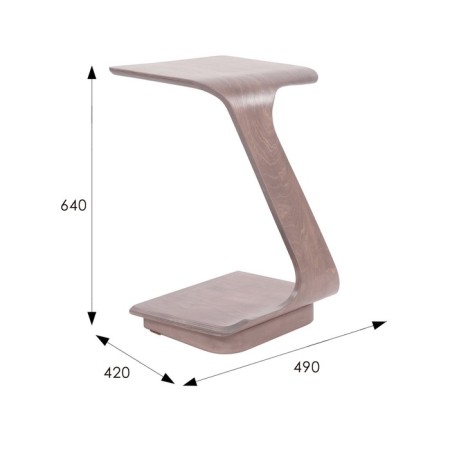 Table Journal Basis Nero, 490x420x640, Shimo-1