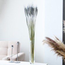 Dry Column of wheat, set 30 pcs., Silver color
