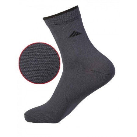 Set of men's socks, size 29, 6 pairs, dark gray color-1