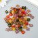 Beads for creativity plastic "Golden English letters" Transparent set 20 grams 0.4x0.8x0.8 cm 923357