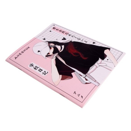 Universal diary for grades 1-11, "Anime Girl", soft cover, 40 sheets-1