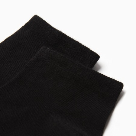 Male socks shortened, black color, size 25-27 (38-42)-1