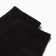 Male socks shortened, black color, size 25-27 (38-42)
