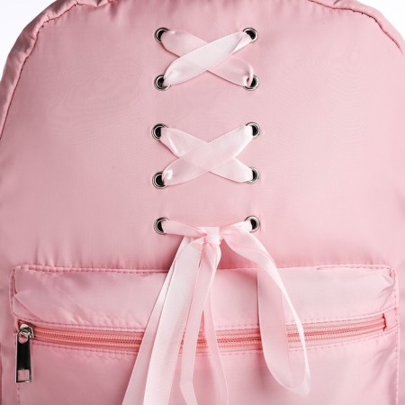 School textile school with ribbons, 38x29x1 cm, pink color, lightning department-2