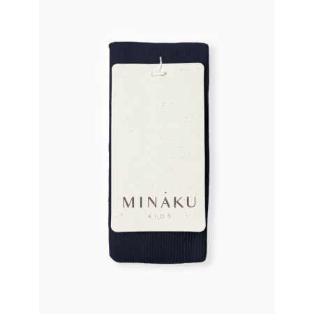 Children's tights with Minaku straps, height 62-68 cm, blue-3