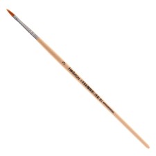 Nylon pile brush, flat, No. 3, wood handle