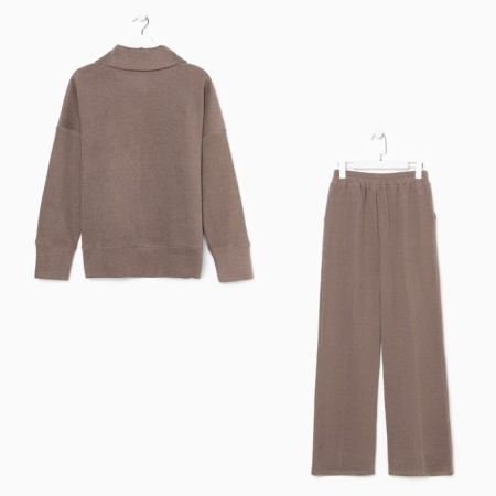 Women's suit (sweater/pants), beige color, size 44-10