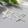 Decor for creativity Metal "Pearl asterisk with a tinkle of flowers" 3.2x3.2 cm