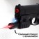 Pneumatic Children's Pistol “Agent” with laser and flashlight