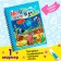 Book for drawing water "Underwater World", with a marker
