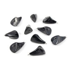 Cargo bullet-excentric stained collapsible Yaman 10 pcs., 40 g, black