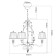 Victoria chandelier, size 80x195x80 cm, 480W 8xe14 IP 20