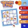 Board game for the logic "Four in a row", 1 player, 5+