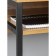 Written table Frame New, 800 × 510 × 760 mm, with a box and shelf, oak vanan / ferrous metal
