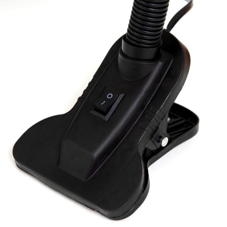Table lamp E27, with off. On a clamp (220V) green (108V) Risalux-3