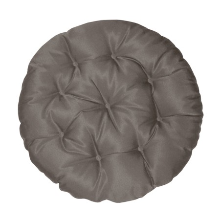 The pillow is round onto the water -shaped chair d60 cm, the color is gray, Greta is 20%, polyester 80%-1