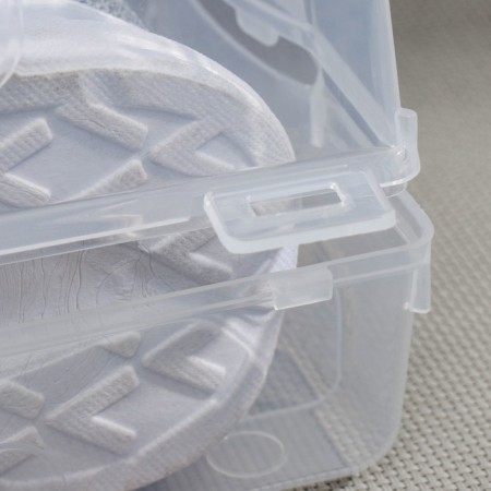 Box for storing the shoes "Renoma", 32 × 19 × 10.5 cm, the color is transparent-6