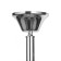 Economic chandelier 38014/5 5x60W E14 LED Chrome/purple 61x61 cm