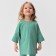 Suit for girls (T -shirt, leggings) minku olive color, height 128 cm