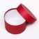 Set of round boxes 5 in 1 "Panton 200", 23 x 23 x 14 - 15 x 15 x 10 cm