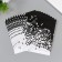 Scrapbooking paper "Triangles in details" density 180 grams set 10 pcs 15.5x17 cm