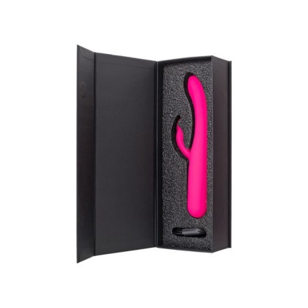 Vibrator to stimulate the Gp with the Eroteq rablock clitoral process, silicone, 23.5 cm, pink-9