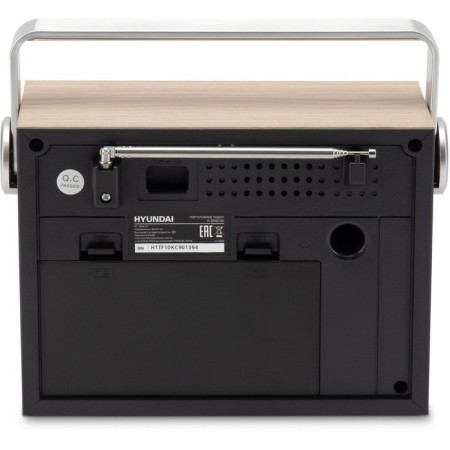 Radio receiver Hyundai H-SRS105 Brown USB SD/Microsd-7