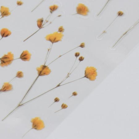 Stickers for creativity plastic "gypsophila" 21x10.5 cm-1