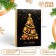 The box is folding, the cover is, "Merry Christmas" 30 x 20 x 9 cm