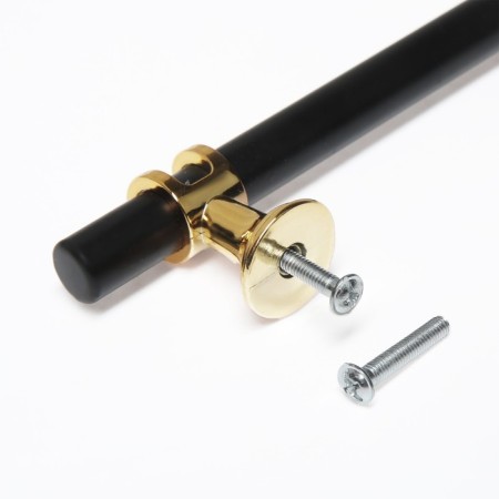 CAPPIO RSC003 RECOLILING, M/O 128 mm, D = 12 mm, black color with gold, 4 pcs.-5