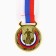 Thematic medal 197, “Football”, D = 5 cm. Color gold. With a ribbon
