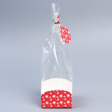 Package with the box "New Year's gift", 9 x 9 x 35 cm, New Year-3